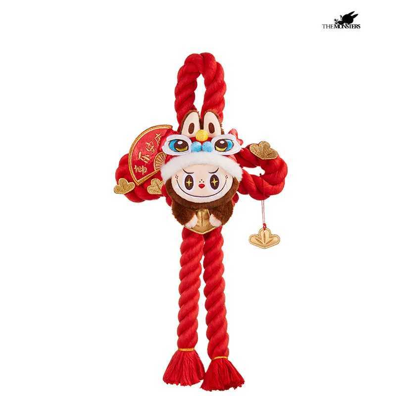 Genuine Golden Snake Happy New Year Series Labubu Hanging Toys Doll Anime Figure Desktop Ornaments Collection Gift Customized Free shipping