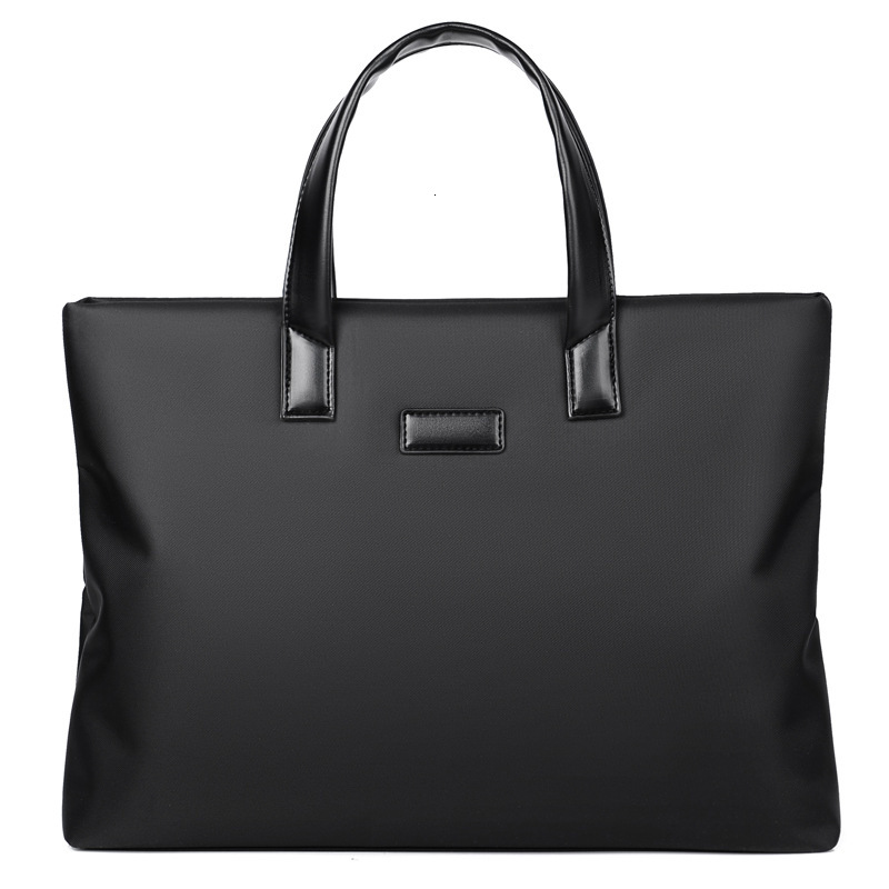 Customized men s briefcase portable file bag large capacity trend business men s bag laptop bag public document bag trend designer bag