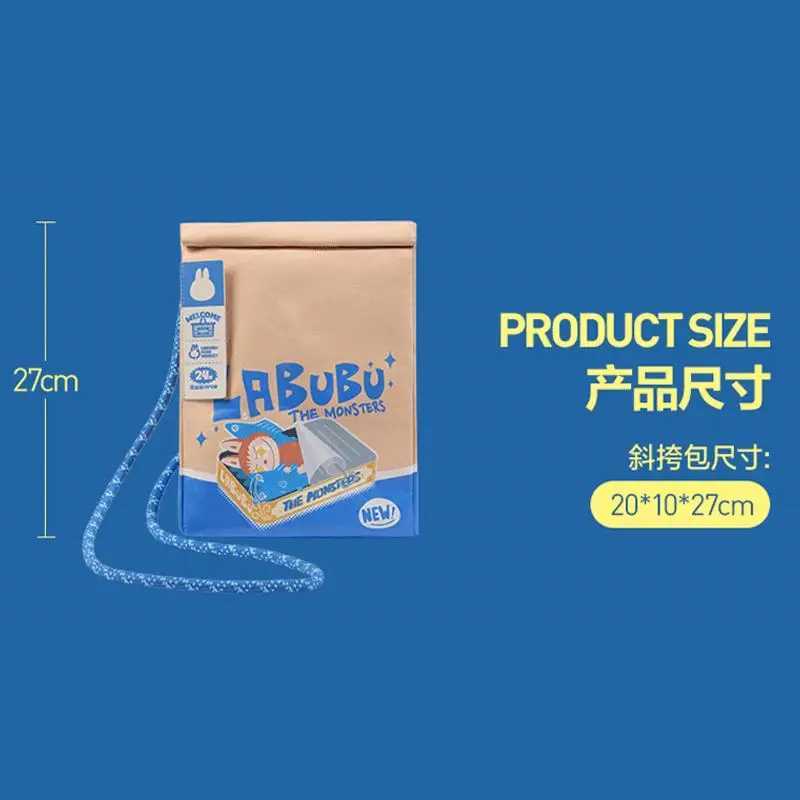 Original Labubu Crossbody Bag Wacky Mart Series Knack Satchel The Monsters Genuine Kids Gifts Free shipping