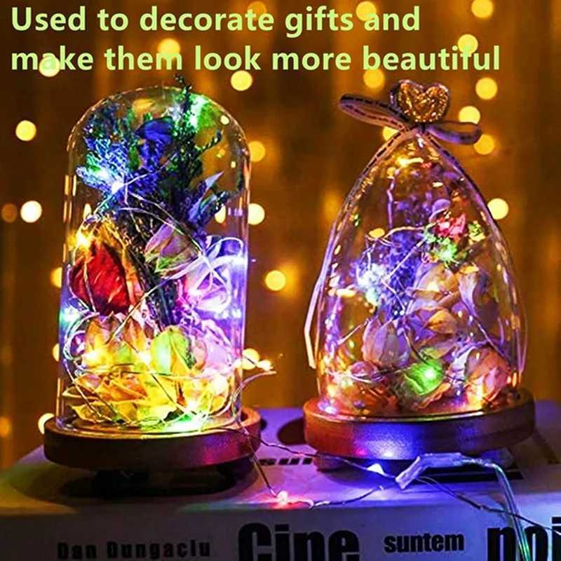 20 Pack String Fairy Lights 20Led 2M Silver Copper Wire Battery Powered Decorations Lights For Wedding Party Christmas DecorXJ250612