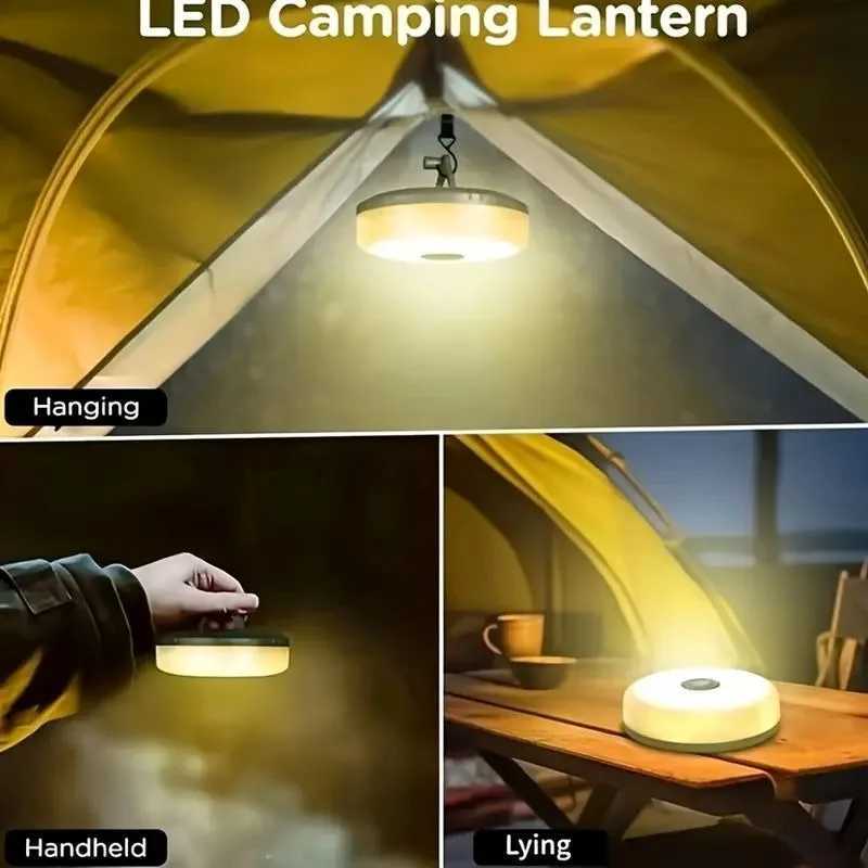 Camping Light String Warm Light USB Charging Outdoor Portable Camping Light with 5 Modes Durable Halloween Fairy Christmas Light XJ250612