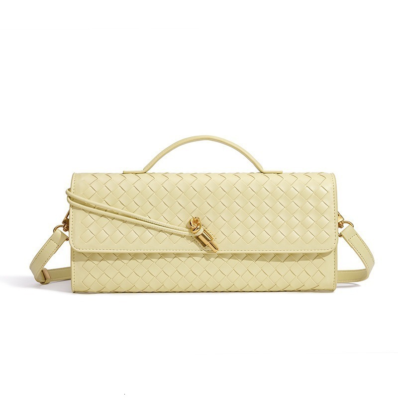 Free Shipping 2025 Summer New Designer Bag Niche Woven Long Style Single Shoulder Handbag Fashionable And High-quality Shopping Bag