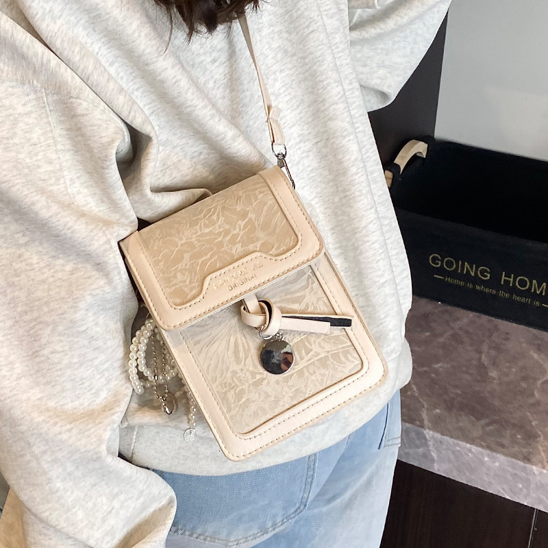 Ladies niche bag summer new trend fashionable women s slanted phone bag designer trend bag ladies single shoulder small square bag