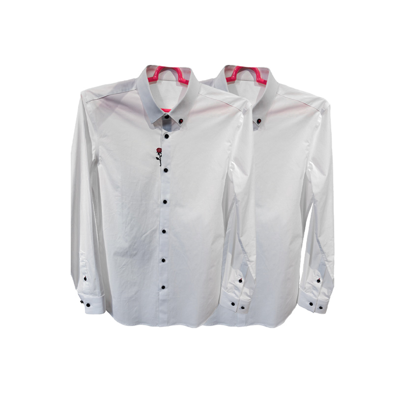 Japanese style Oxford spun cotton shirt with simple and versatile design, perfect for daily layering and layering