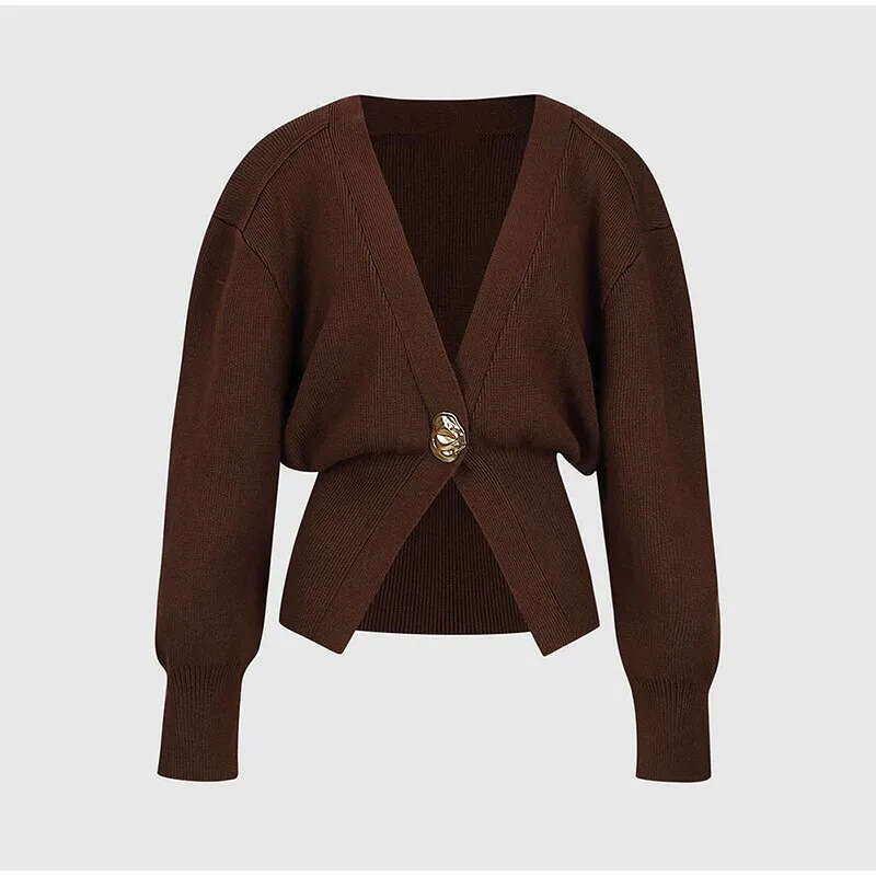 hoodie Women's Wear New Women's Button Cardigan Top Autumn Winter Knit Sweater jacket