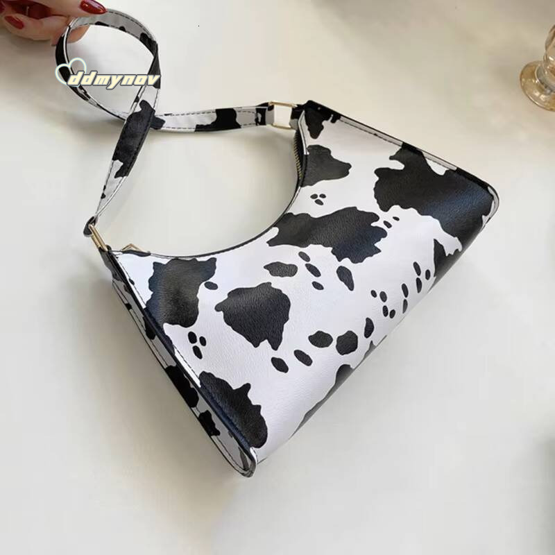 Summer New Shoulder Bags for Women High Quality Zebra Underarm Handbags PU Leather Leopard Armpit Purse Bag ddmynov