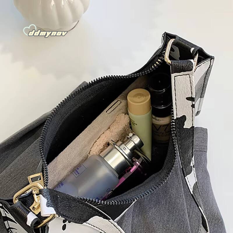 Summer New Shoulder Bags for Women High Quality Zebra Underarm Handbags PU Leather Leopard Armpit Purse Bag ddmynov