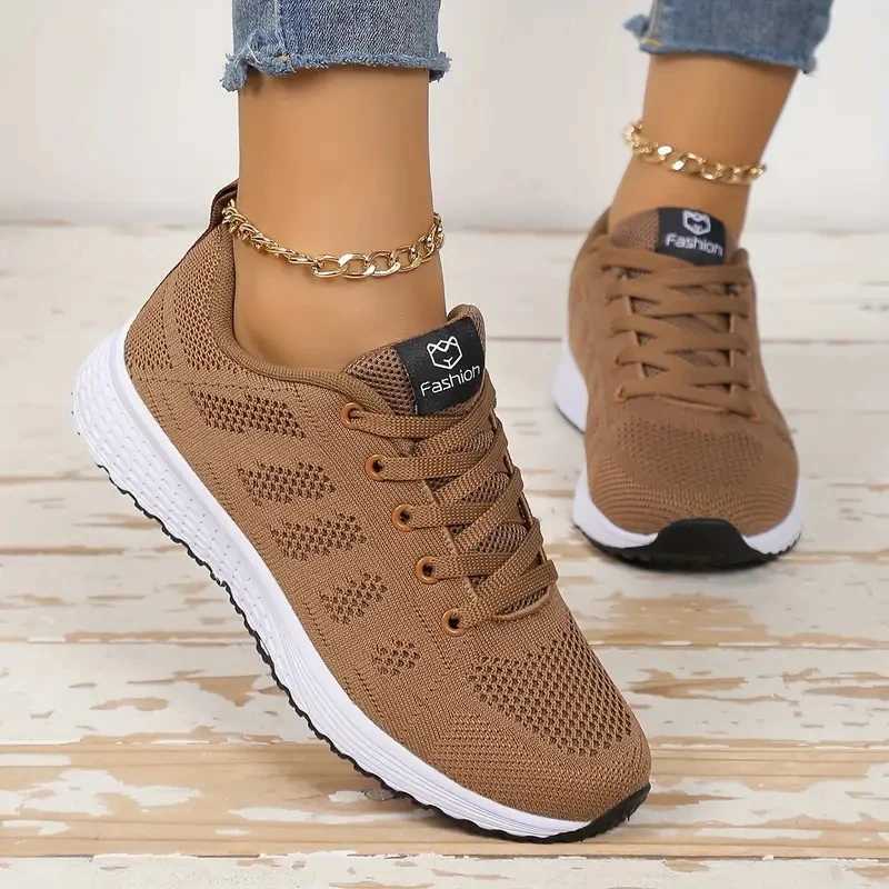 Womens Casual Flats Sports Shoes Mesh Breathable Trainers Ladies Shoes Platform Female Sneakers for Women Basket Tenis Feminino Z250613