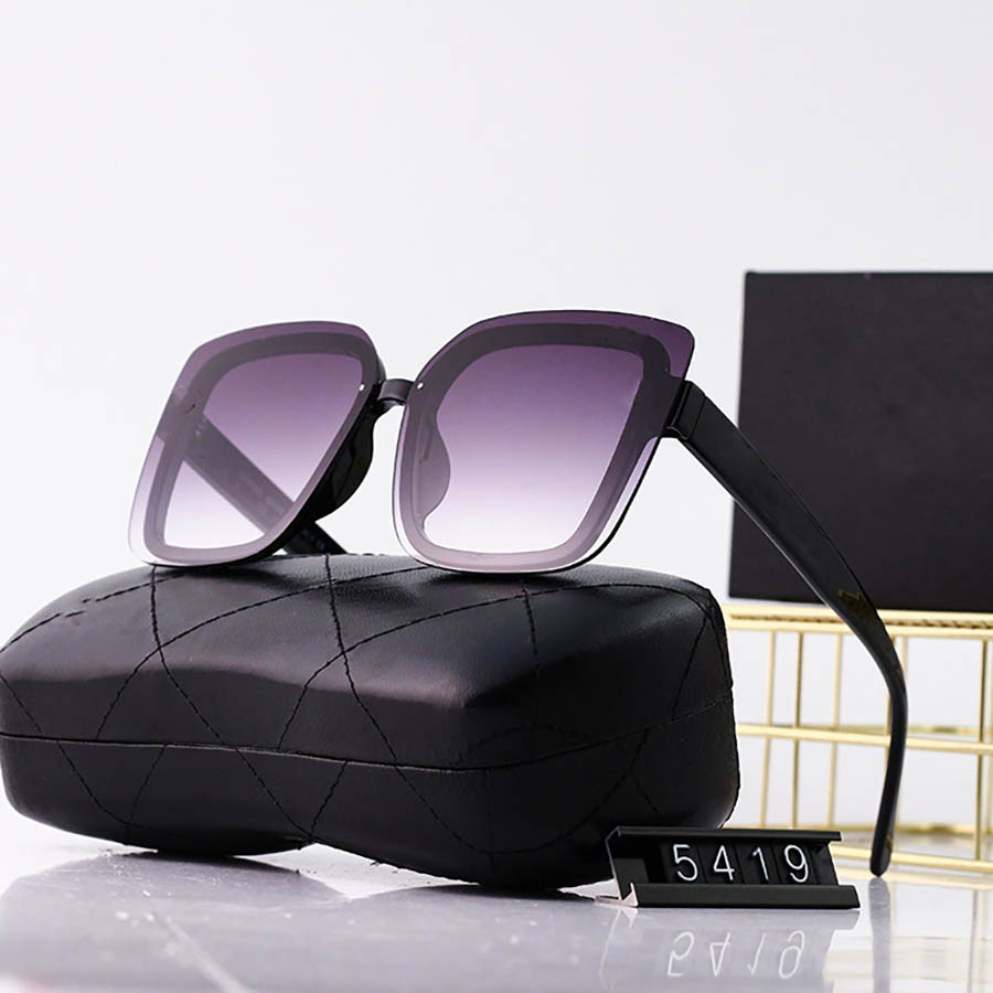 Designer glasses new Xiaoxiang fashion sunglasses women's large frame senior leisure sports travel sunglasses anti-UV glasses