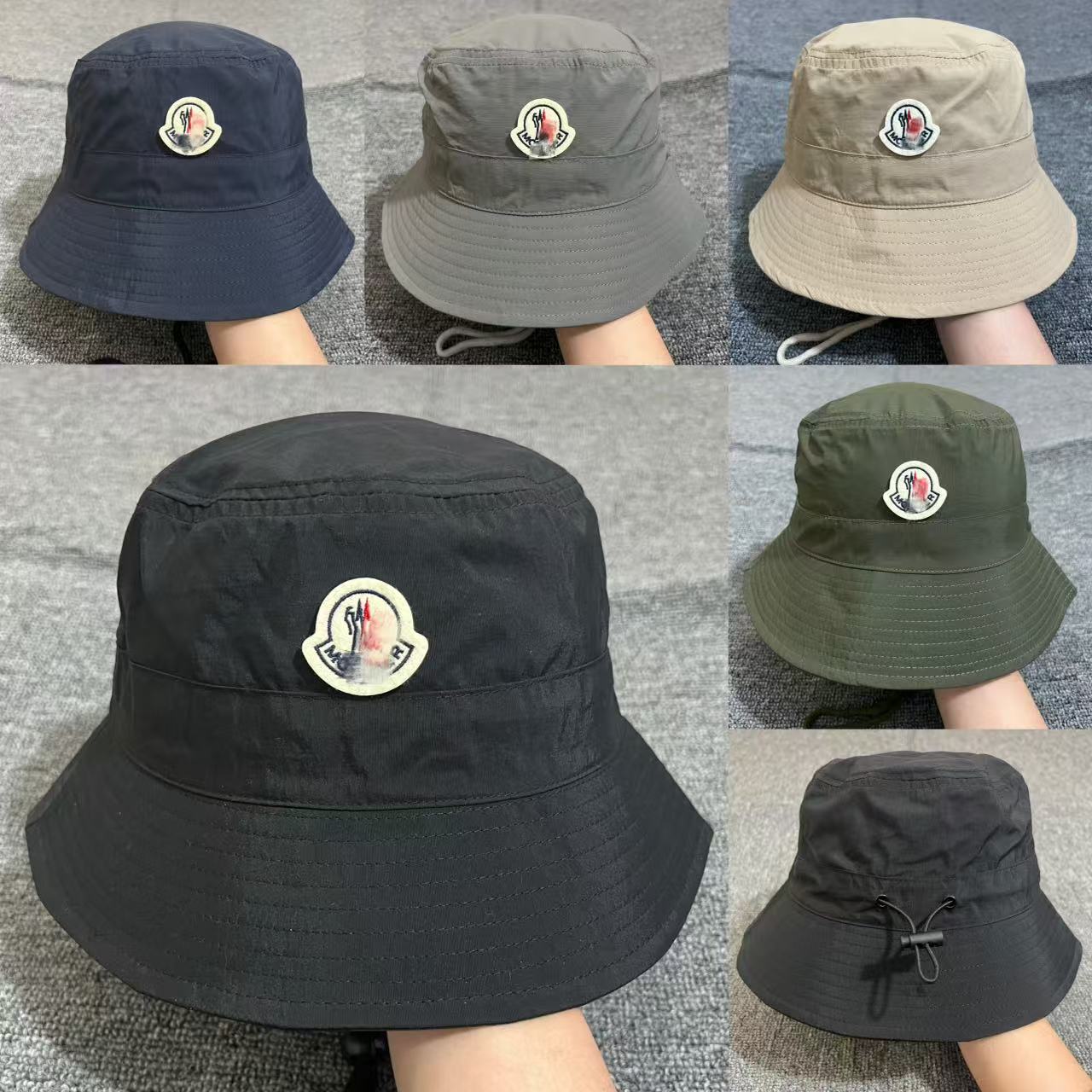 Wide Brim Hats Bucket Hats New Stylish Unisex Embroidery Quick-Dry Bucket Hat - Outdoor UV Protection Water-Resistant Sun-Protective