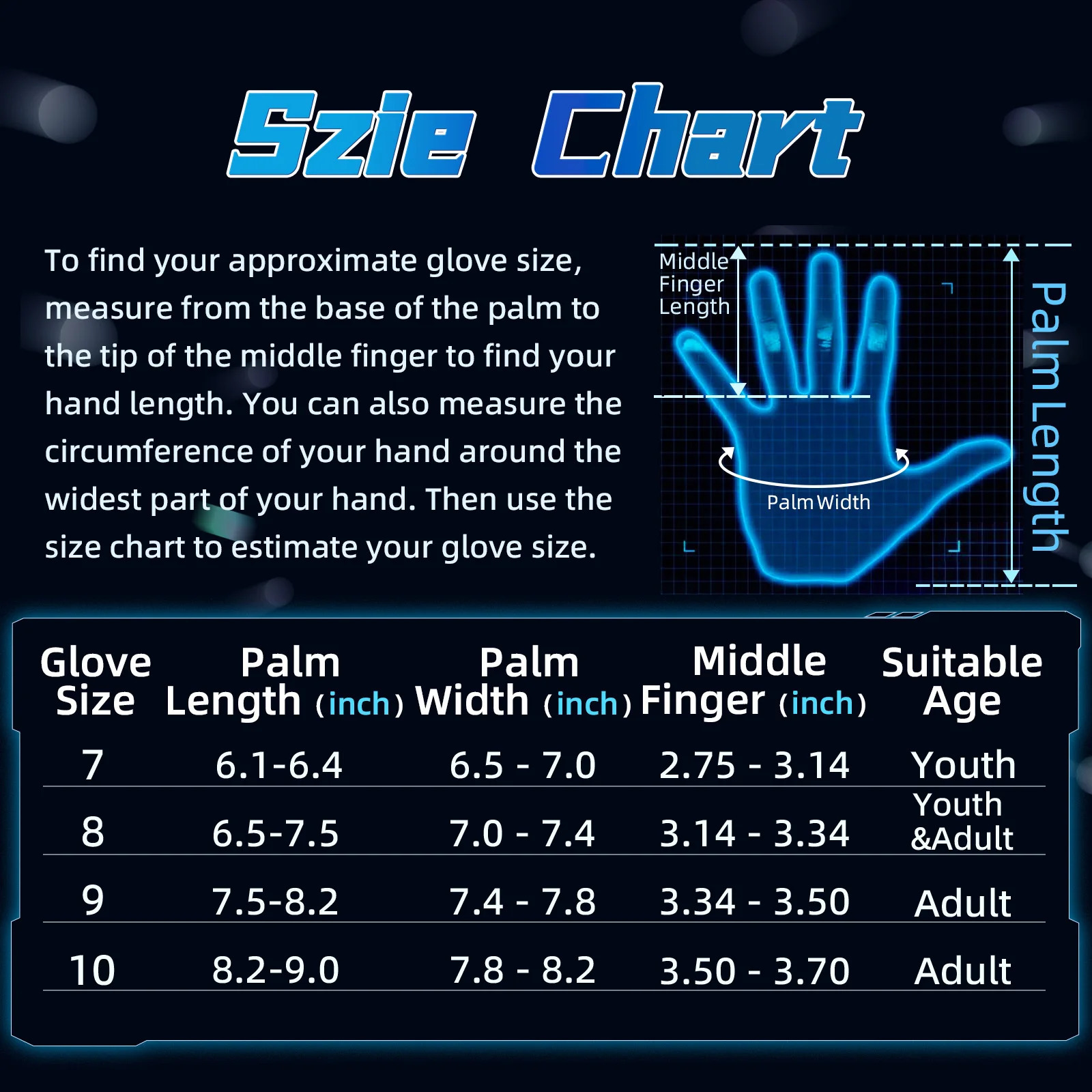 WVVOU Soccer Goalie Gloves for Adults and Youth High Performance Goalkeeper with 5 Detachable Finger Saves 250605