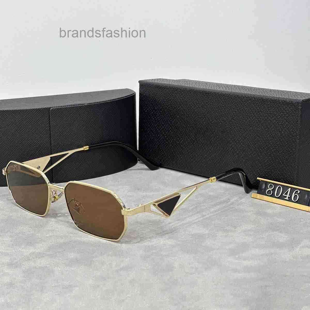 Designer Sunglasses Designer fashion metal frame suitable for men and women sunglasses outdoor travel sunshade anti glare 5 CO5Y