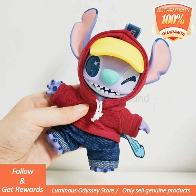 Disney Stitch Gen Z Street Series Blind Box Figure Cute Stitch Vinyl Doll Customized Plush Surprise Bag Pendant Girl Gift Toys W250613