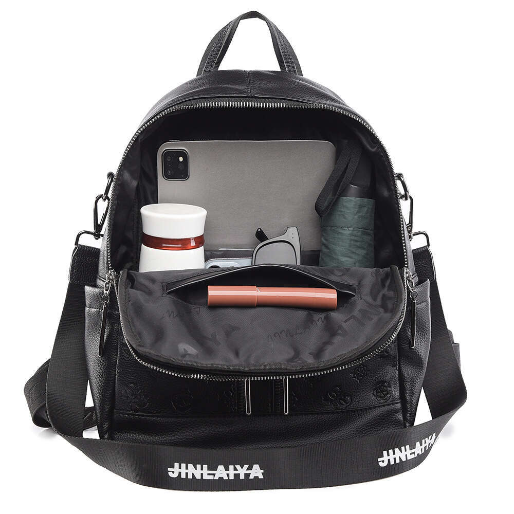 Women's Bags Designer Hot Selling New Embossed Women's High-End Business Commuter Backpack