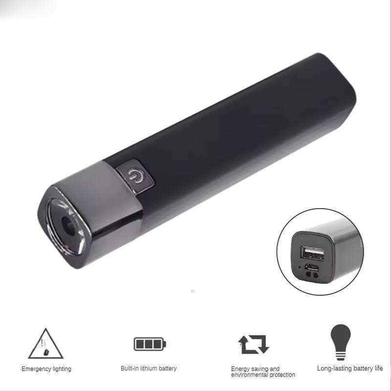 Bright Super Mini USB Waterproof Lighting Portable Spotlight Rechargeable Flashlight for Indoor Outdoor Play Camping and Fishing