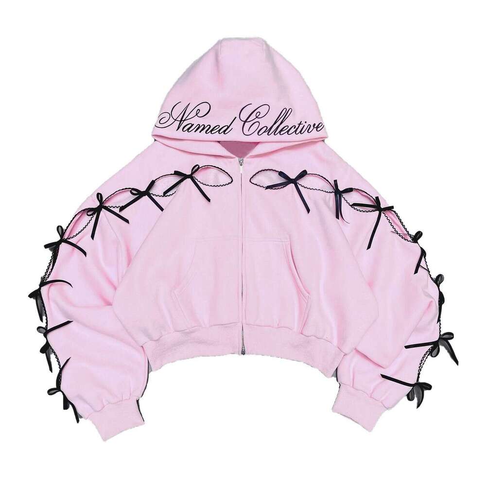 Women's Wear New Set Sweatshirt Casual Bowknot Letter Street Youth Fleece Sweatpants Sports