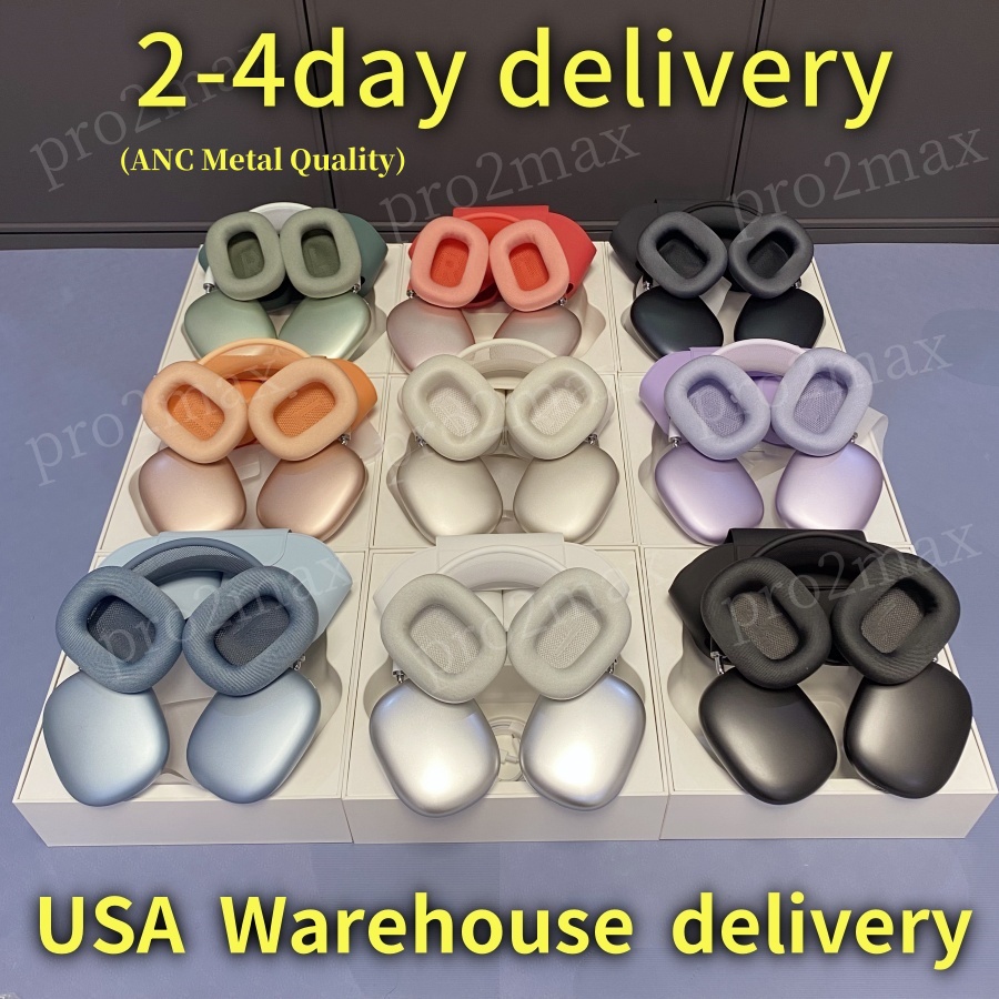 For Airpods Max bluetooth earbuds Headphone Accessories Transparent TPU Solid Silicone Waterproof Protective case AirPodspro Max 2 Headphones Headset cover Case