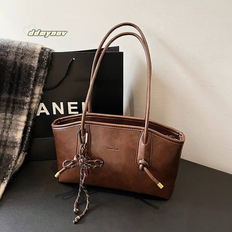 PU Leather Shoulder Bags For Women 2025 Winter Y2K Trend Female Crossbody Lady Handbags And Purses Retro Tote Bag bolso ddmynov