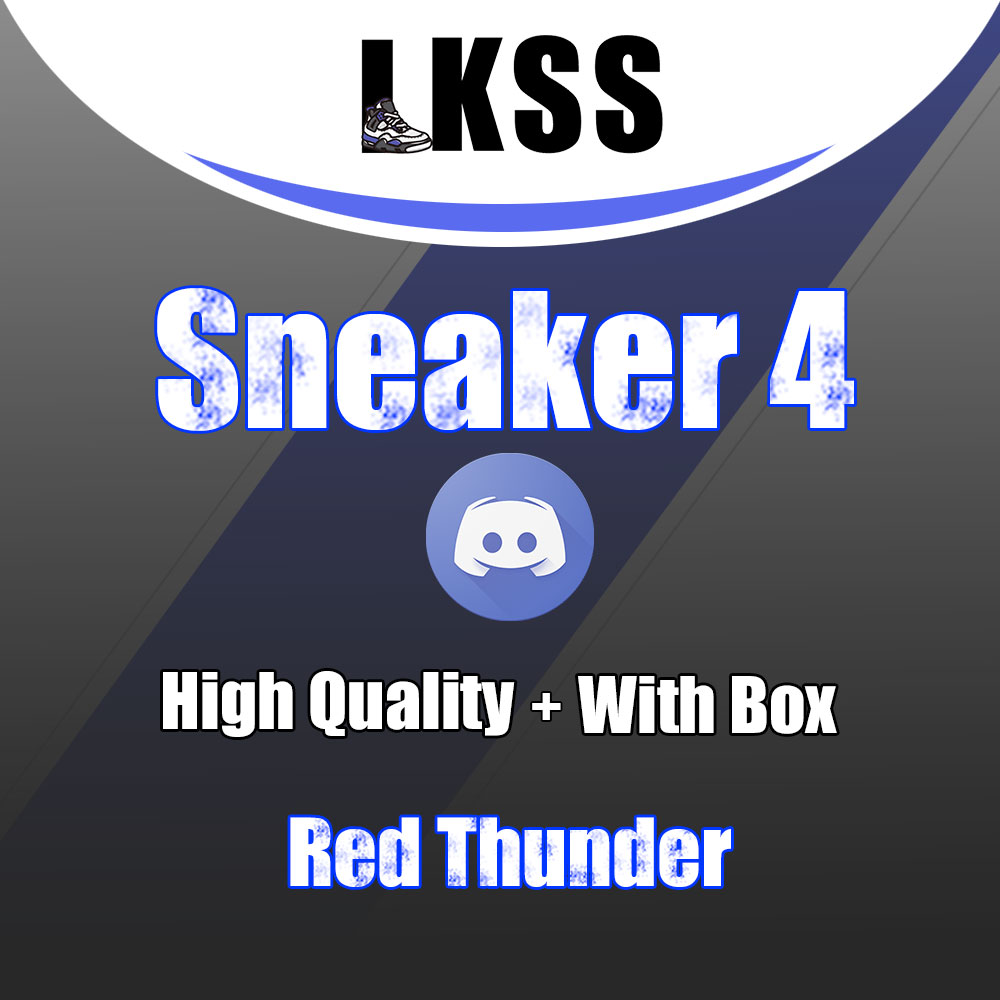 Red Thunder LKSS Jason High Quality 4 Sneaker Shoes for Man Women 001