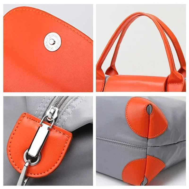 Labubu Woman Travel Bag Cartoon Large Capacity Handbag Oxford Waterproof Totes Cute Monster Womens Vintage Print Shoulder Bag W250613