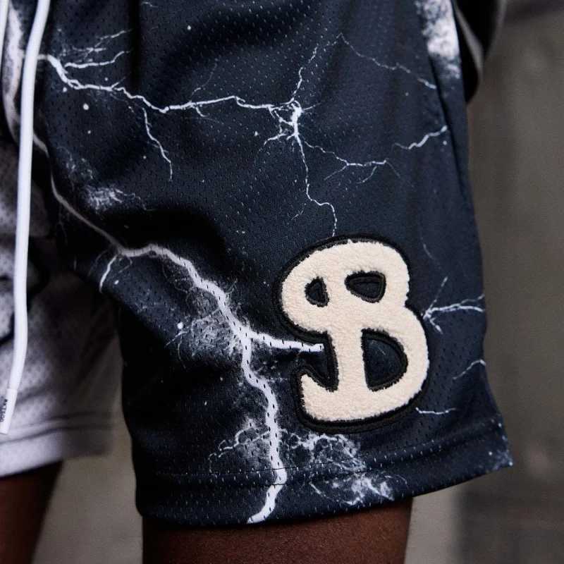 2025 Summer Mens Shorts BKTSQD Mesh Quick Drying Quarter Shorts Men Casual Sports Running Men Basketball Shorts X2506133