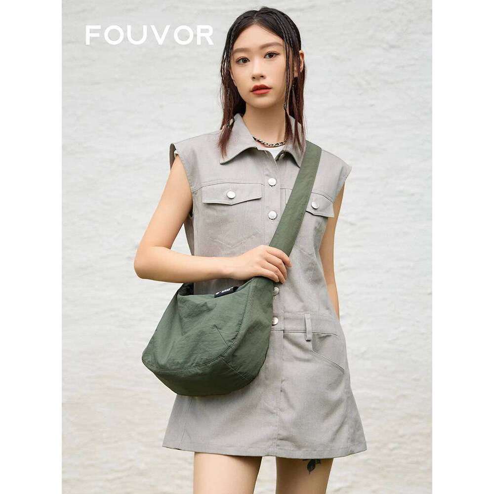 Fouvor Womens Crossbody Nylon Lightweight Sports Shoulder Bag Large Canvas Waterproof Casual Fashion Bags 2025 New 3043-04