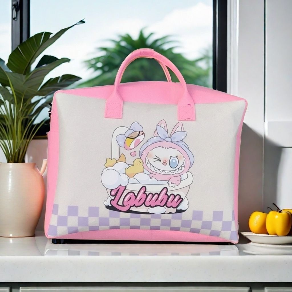 Labubu Cartoon Crossbody Bag Designer Bag Tote Bag Women's Large Capacity Shopping Bag 2025 New Fashion Bag Summer Beach Bag Available in Color a