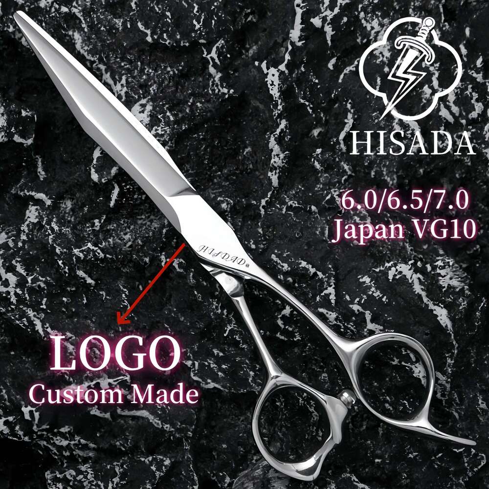 HISADA Hair 6.0/6.5/7.0 Inch Professional High-End Barber Japanese Handmade Vg10 Material Scissors