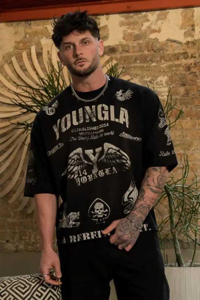 2025 3D printed rebellious T-shirt for men and women quick-drying and breathable for sports and leisure. X250613