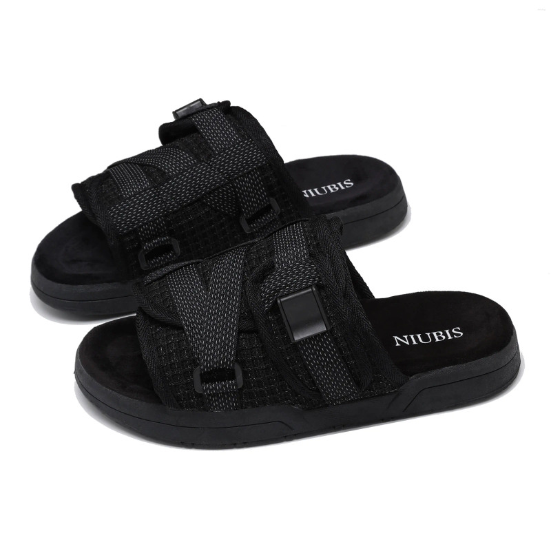 Slippers Style Men's Casual Canvas Summer Outdoor Couples Beach Flip Flops Men Shoes