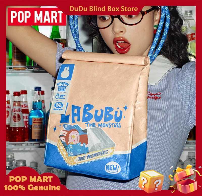 The Monsters Wacky Mart Crossbody Trendy Kaii Figurine Labubu Series Collection Bag Girls Gift Free shipping