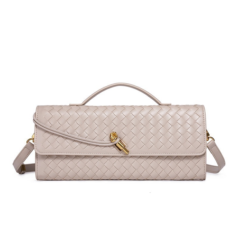 Free Shipping 2025 Summer New Designer Bag Niche Woven Long Style Single Shoulder Handbag Fashionable And High-quality Shopping Bag