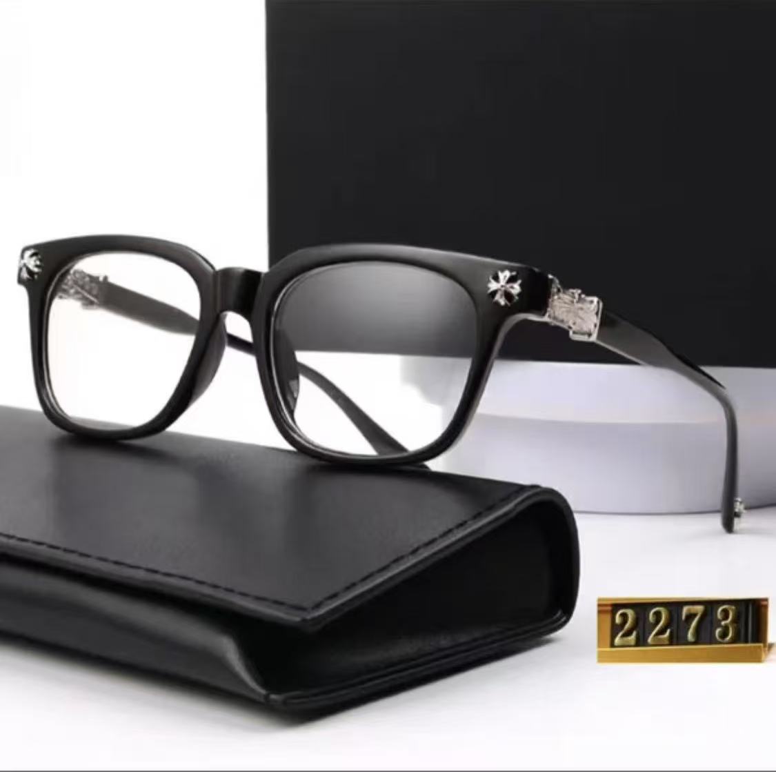 Chrome Sunglasses Cross Sunglasses Luxury Designer Heartsssnry Glasses Sunglasses For Women heartsglasses Frames Men Fashion Plate Eyeglass 2273