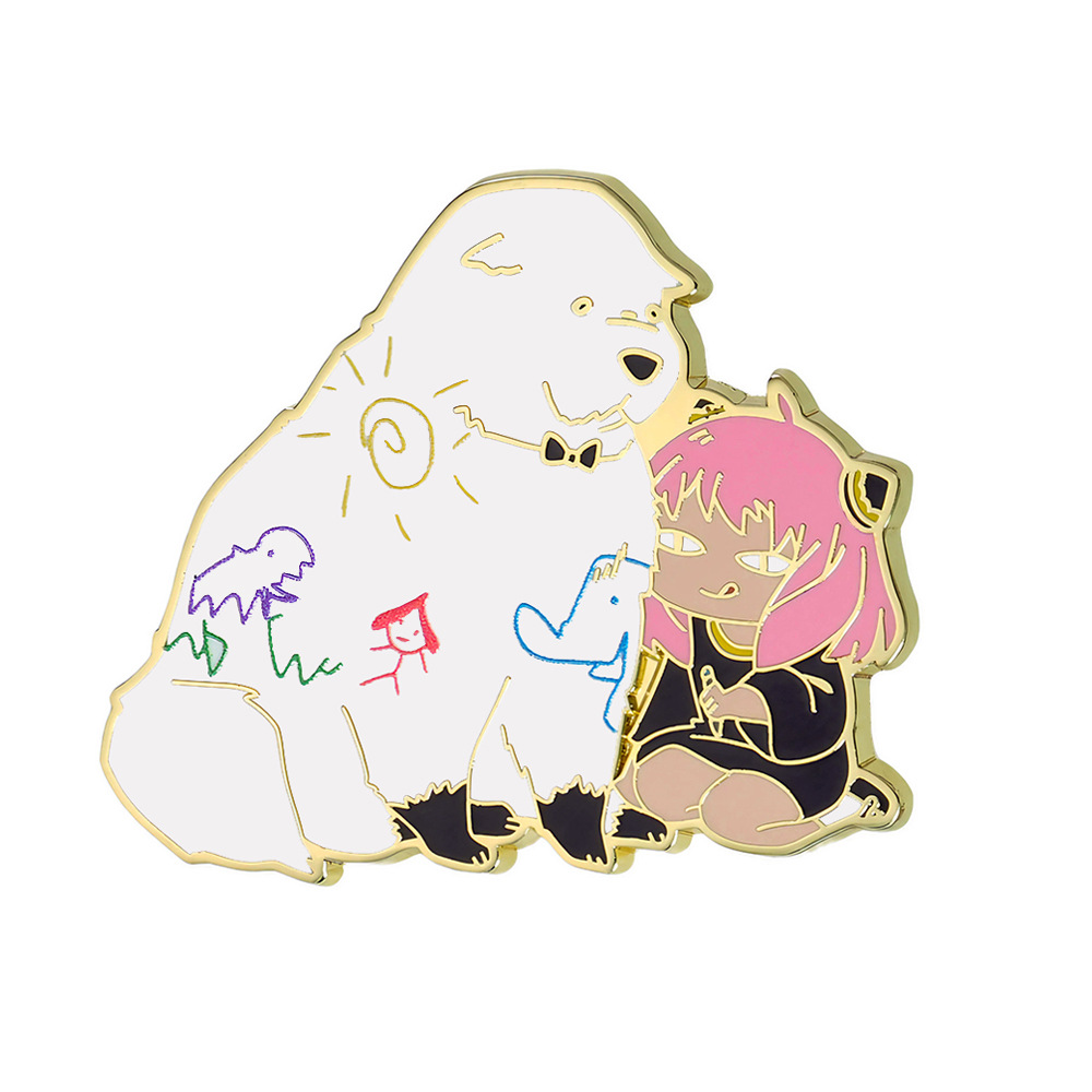 Cartoon accessory Halloween brooch badge Enamel Pin horror scary gothic japanese game tv pin movie film science fiction elf enamel pin Cute Anime holiday J7