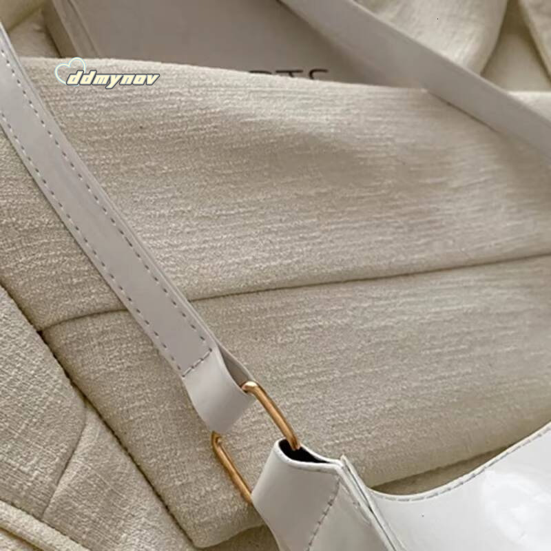 Retro Solid Color PU Leather Shoulder Underarm Bag Women's Fashion Handbags Casual Purses and Handbag Ladies Hand Bags ddmynov