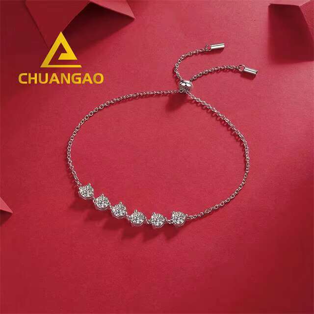 Diamond Tester Passing Jewelry Moissanite Bracelet Moissanite Bracelet