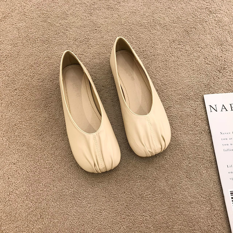 Ddmyoutdoor Ddmyoutdoor Pleated Skirt Matching Shoes For Women New Spring Niche Silver Gentle Loafers Outdoor Outdoor Shoes