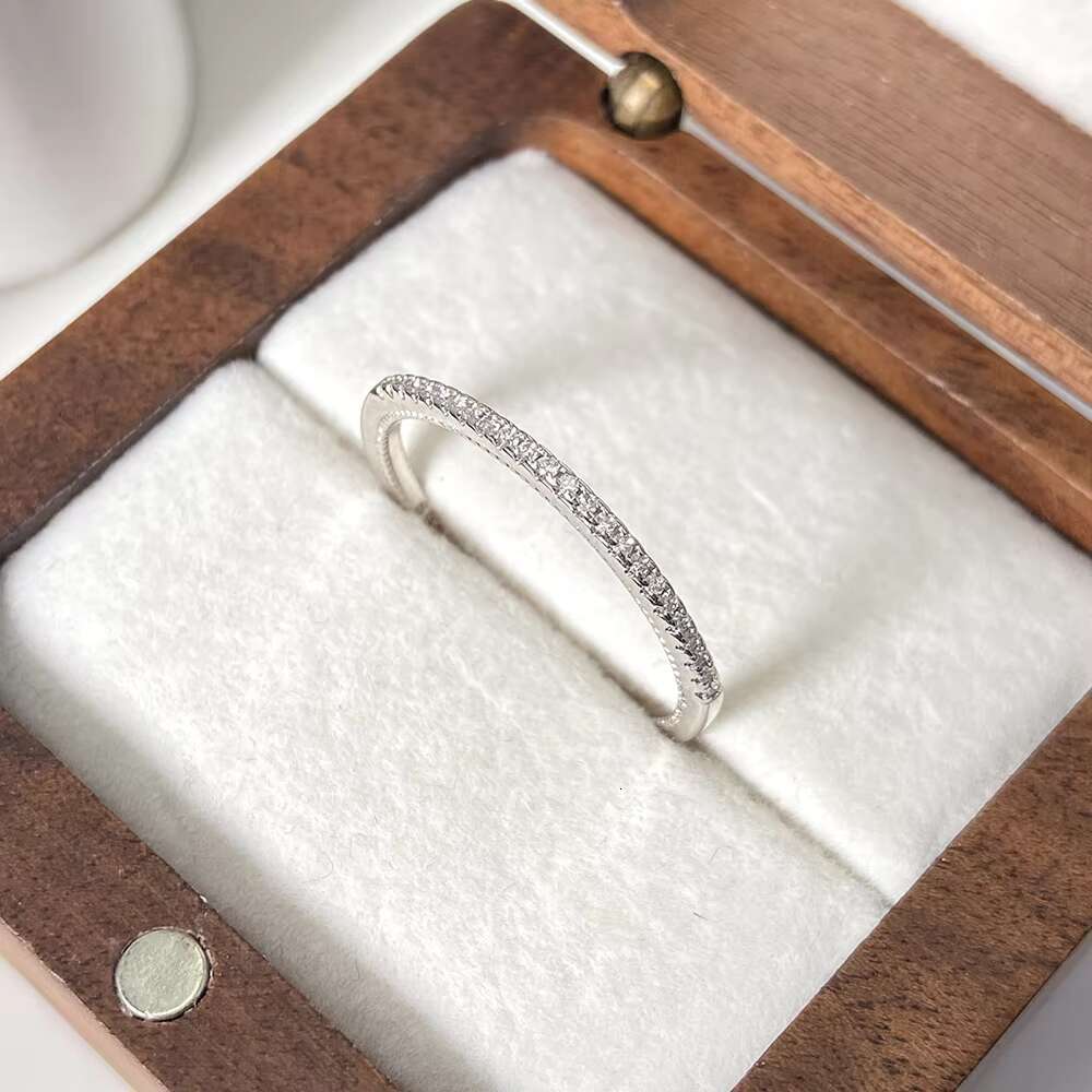 925 Sterling Silver Womens Engagement Rings with VVS Moissanite Promise Rings Elegant Jewelry