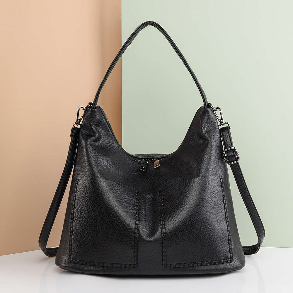 Tote New Casual Women's Fashion Simple Large Capacity Shoulder Lazy Style Underarm Bag