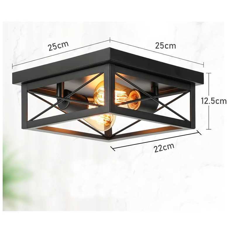 American Retro Industrial Ceiling Lamp Farmhouse Corridor Dining Room Lamp Kitchen Bedroom Balcony Ceiling Light XJ2500613