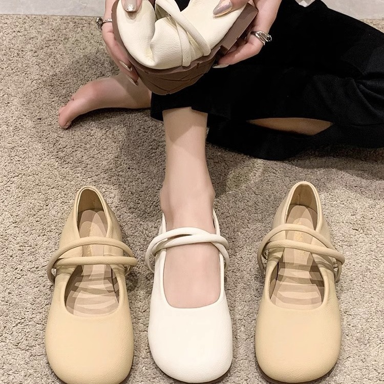 Ddmysports Evening Breeze Gentle Shoes For Women New Fairy Style To Match Dresses Mary Jane Flats Round Toe Loafers Outdoor Shoes