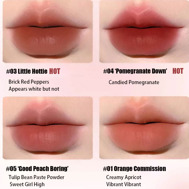 Lip powder cream factory OEM/ODM custom lip cream matte lip glaze lipstick lip clay whitening