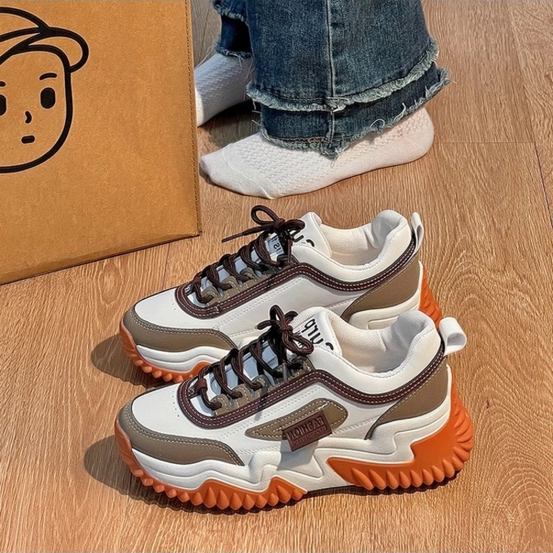 Ddmysports Autumn New Thick Soled Breathable Dad Sneakers Casual Sports Shoes Hot Outdoor Shoes