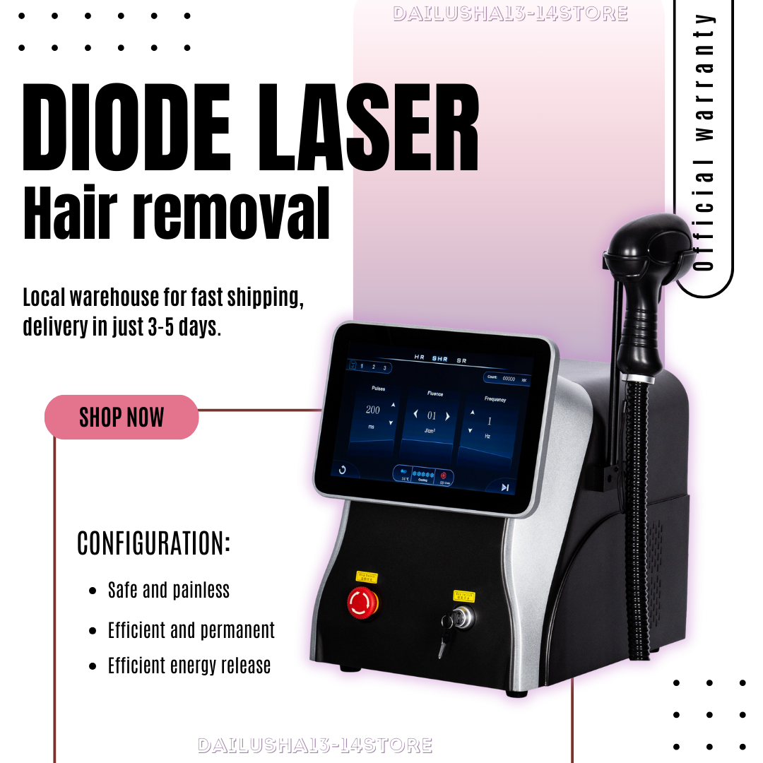 Diode Laser Hair Removal 755 808 1064nm Freezing Painless Ice Titanium Hair Removal Professional Alexandrit Laser