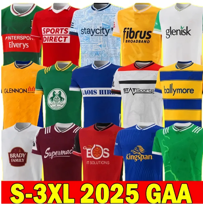 25 GAA Rugby jerseys Louth Antrim Laois 24 25 Longford Cork Dub Alternative Meath Kildare Roscommon Offaly Galway Cavan Down Jerseys Men kids 111