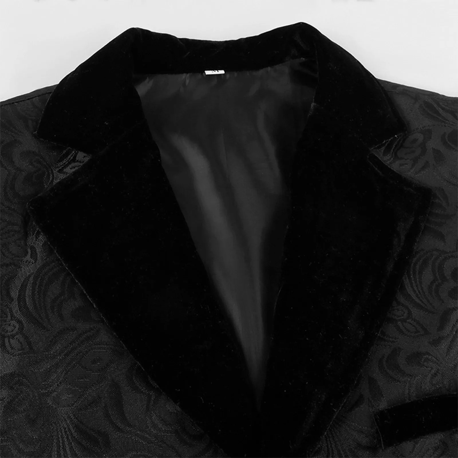 Mens Steampunk Gothic Sleeveless Waistcoat Vintage Medieval Black Floral Jacquard Single Breasted Suit Vests Party Cosplay 250610A