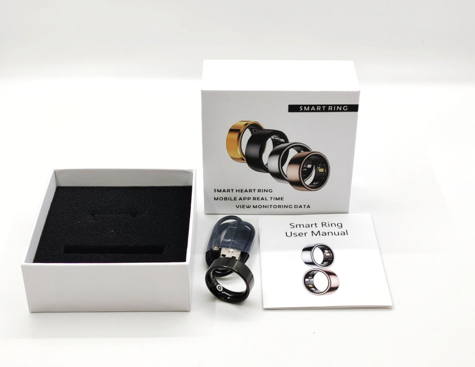Fourth Gen with Qura Smart Ring Invisible Brushed Finish Available in Black & Metallic Colors Sizes: 4-15
