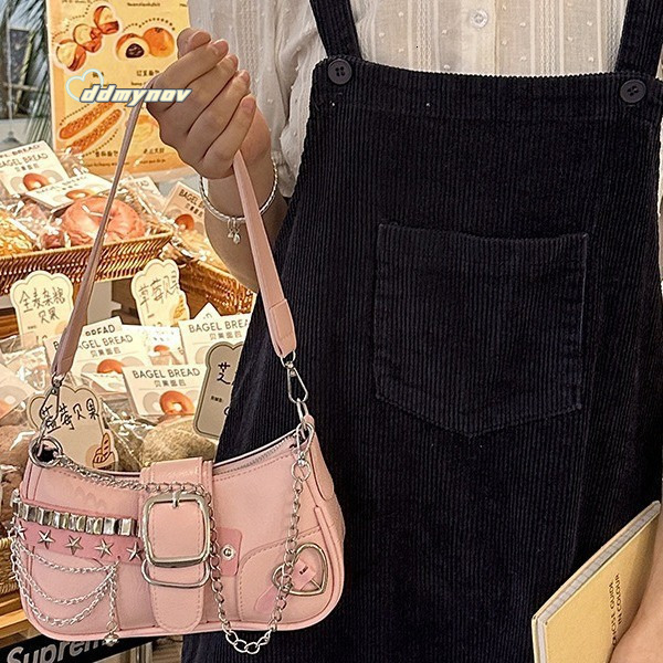 Niche Trendy Millennial Hot Girl for Women 2024 New Simple Casual Handbag Shoulder Underarm Bag ddmynov