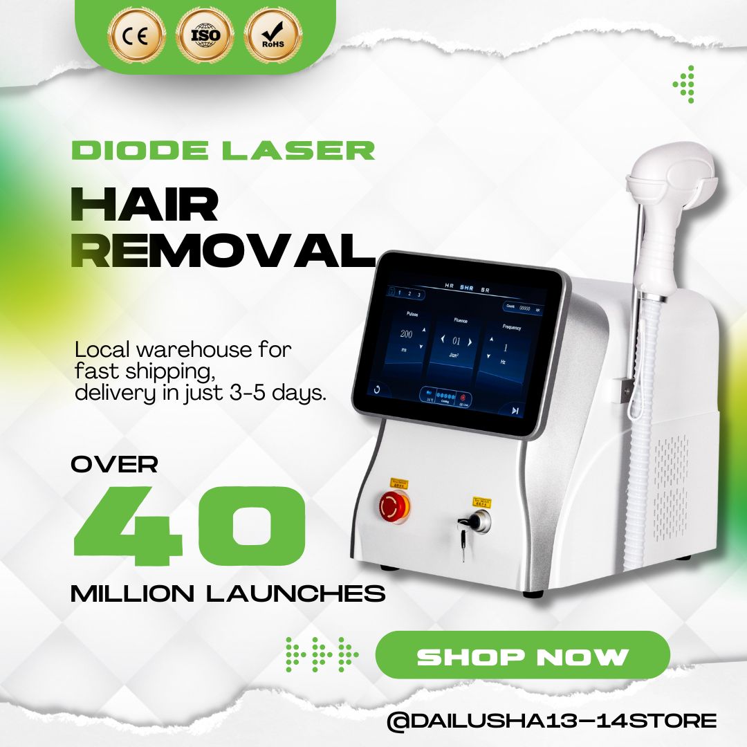 Permanent Painless Depilation 808nm Diode Laser Hair Removal Machine 3 wavelengths 755 808 1064nm Ice Platinum Epilator