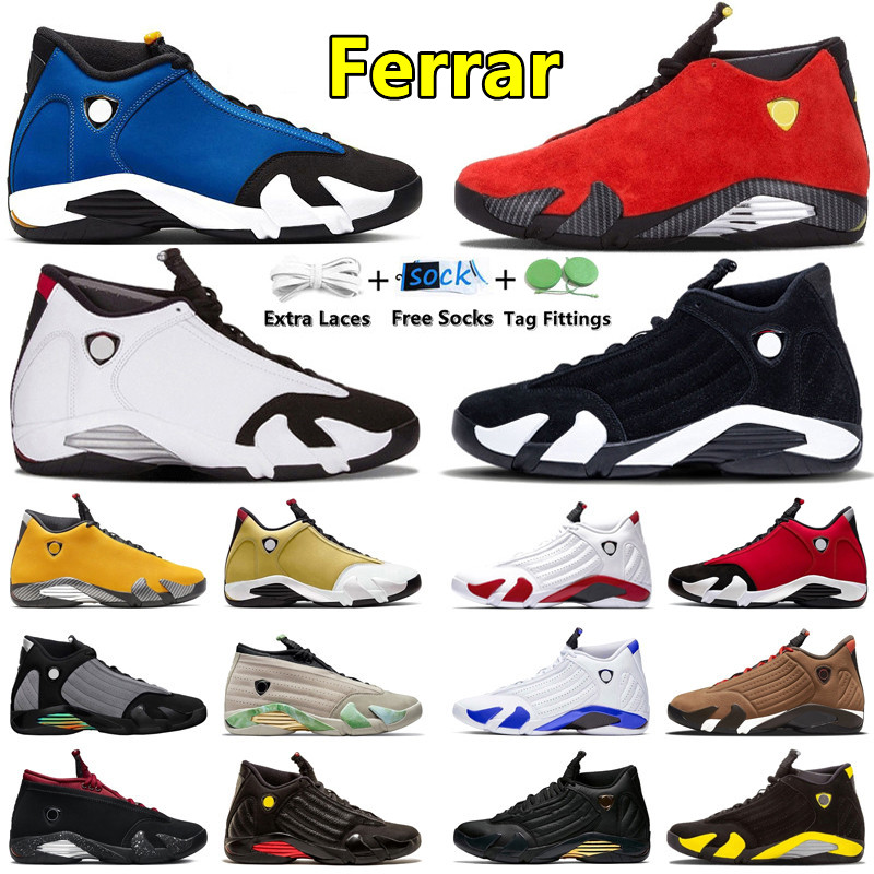 14 14s Mens Basketball Shoes Bred Thunder Red Lipstick Reverse Ferrar Fortune Black Toe Men Trainers Sports Sneakers Sneaker Jogging Walking Shoe